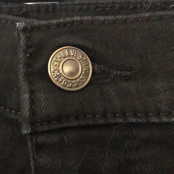 Levi Strauss & Co Women’s Black High Rise Straight Black Jeans in size 24W - Picture 2 of 8